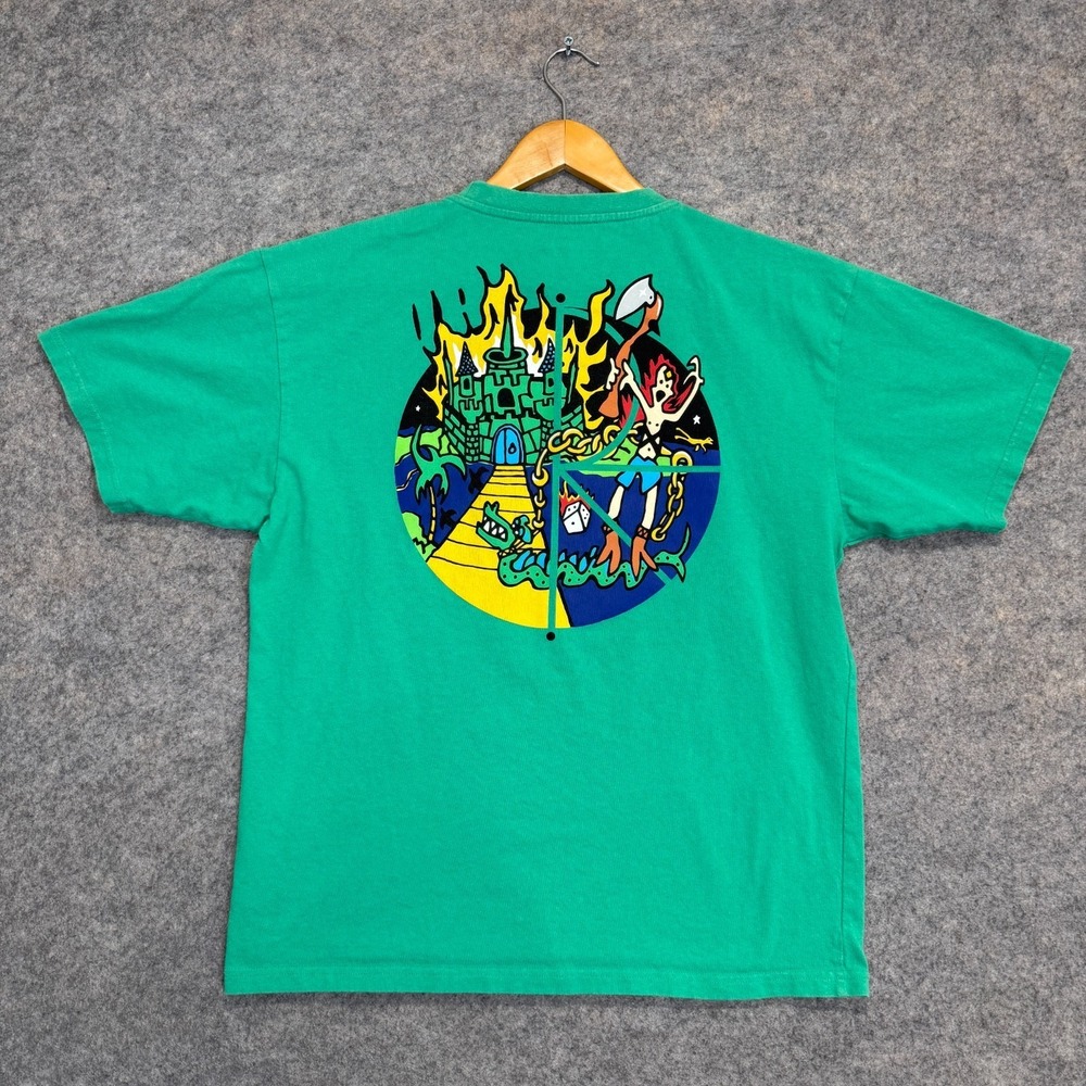 Polar Skate co Tee Mens Medium Castle Fill Logo Tee Graphic Skater Tshirt‎ Shirt